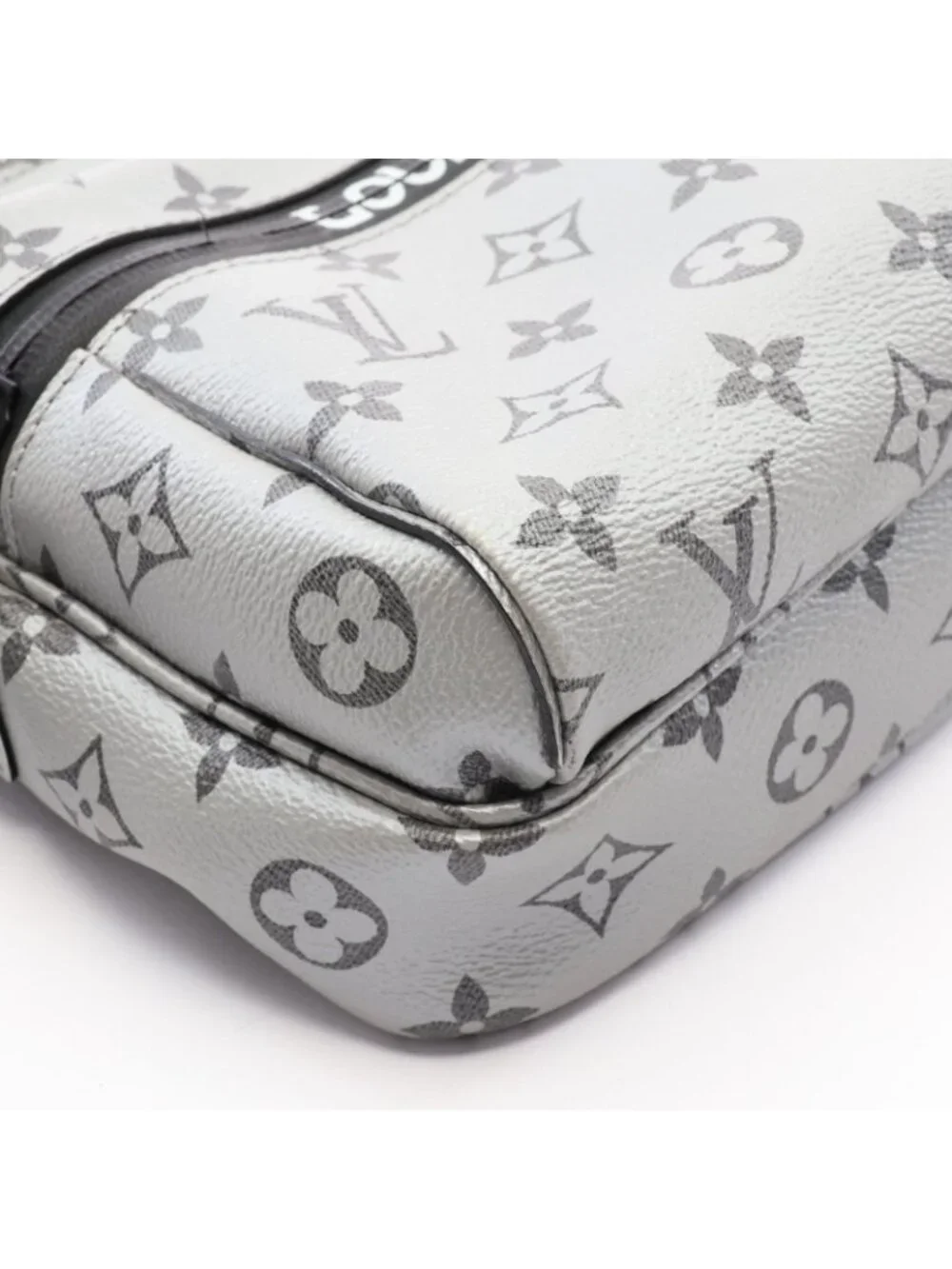 Louis Vuitton Shoulder Bag Reflective Messenger PM Monogram Silver